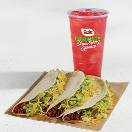 Menu 84 3 Soft Tacos Combo featuring 3 Soft Tacos and a Large fountain drink.