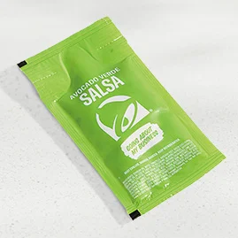 Menu 155 A packet of Avocado Verde Salsa Sauce