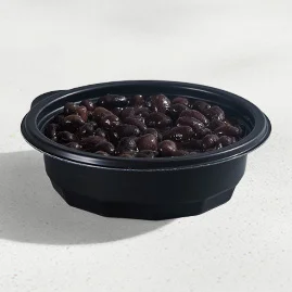 Menu 175 Slow-simmered Black Beans served in a bowl.