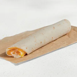 Menu 93 Cheesy Roll Up with melted mozzarella, pepperjack, and cheddar cheeses rolled inside a warm flour tortilla.