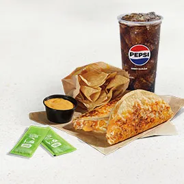 Menu 142 Cantina Chicken Crispy Taco Combo