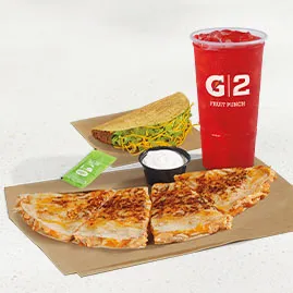 Menu 144 Cantina Chicken Quesadilla Combo