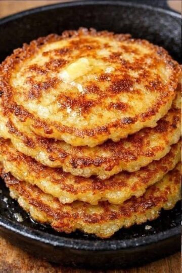 Crispy Cornmeal Pancakes with Classic Country Flavor