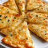 Air Fryer Cheesy Tortilla Garlic Bread