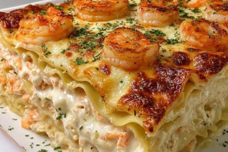 Creamy Seafood Lasagna
